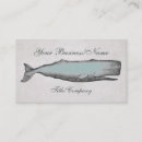 Search for whale business cards vintage
