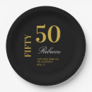 Search for black and gold paper plates Script