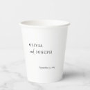 Search for wedding paper cups Modern