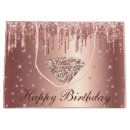 Search for silver glitter gift bags Rose gold