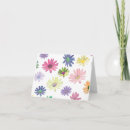 Search for daisies note cards White
