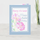 Search for belated birthday cards Feminine