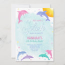 Search for dolphin birthday invitations Ocean animals