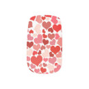 Search for red heart nail art Design
