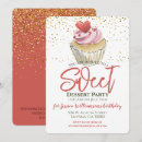 Search for cupcake decorating party invitations Pink