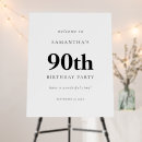Search for 90th birthday posters Simple