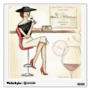 Search for wine wall decals Fashion ladies