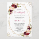 Search for burgundy and gold wedding programs Ceremony