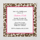 Search for leopard print invitations Brown