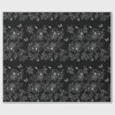 Search for black floral print wrapping paper Abstract