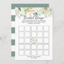 Search for bridal bingo invitations Botanical