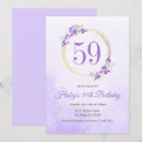 Search for 59th birthday invitations Elegant