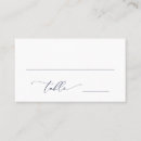 Search for navy blue place cards Minimalist