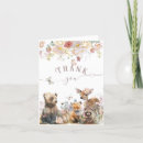 Search for enchanted forest thank you cards Rustic