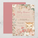 Search for cat baby shower invitations Vintage