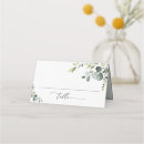 Search for greenery place cards Eucalyptus leaves