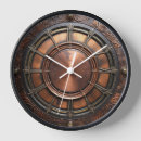 Search for vintage clock face art Steampunk copper design