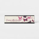 Search for butterfly name plates Desk