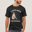 Search for i love math tshirts Monkey
