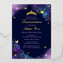 Search for rainbow butterfly invitations Gold