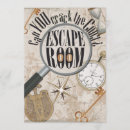 Search for scavenger hunt birthday invitations Escape room party