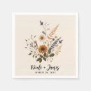 Search for sunflower wedding napkins Greenery