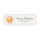 Search for sunshine return address labels Typography