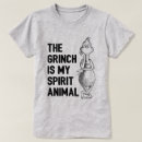 Search for spirit animal tshirts Grinch stole christmas book