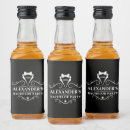 Search for mini liquor bottle labels Bachelor party
