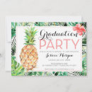 Search for luau graduation invitations Pineapple