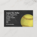 Search for softball business cards Sports
