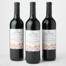 Search for baptism wine labels Watercolor