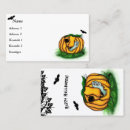 Search for halloween business cards Funny