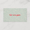 Search for web designer business cards Programmer