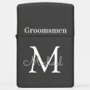 Search for groomsmen lighters Black