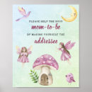 Search for fairy baby shower signs Girl