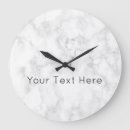 Search for acrylic clocks Marble