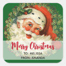 Search for vintage christmas stickers Holiday season
