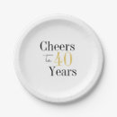 Search for black and gold paper plates Typography