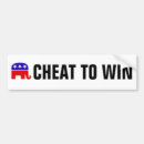 Search for cheating at bumper stickers Democrat