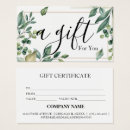 Search for boutique business gift certificates Simple