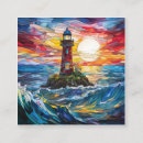 Search for lighthouse business cards Nautical
