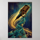Search for vintage radio art Microphone