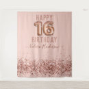 Search for sweet 16 backdrops Rose gold