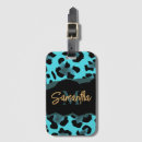 Search for leopard luggage tags Girly
