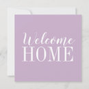 Search for welcome home cards Purple