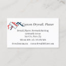 Search for drywall business cards Plaster