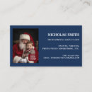 Search for santa claus business cards Santa for hire