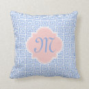 Search for greek key pillows Pink