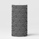 Search for black and white stripes candles Pattern